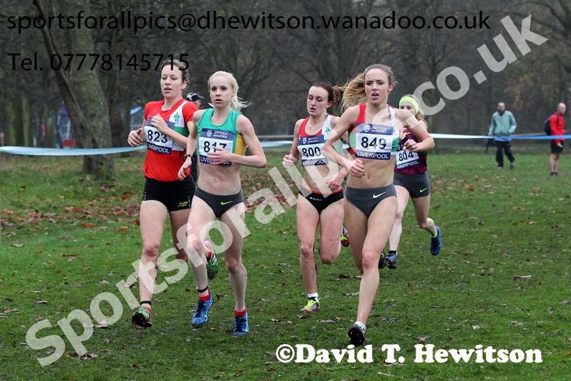 Senior women's European Cross Country Trials, Sefton Park, Liverpool. Photo: David T. Hewitson/Sports for All Pics